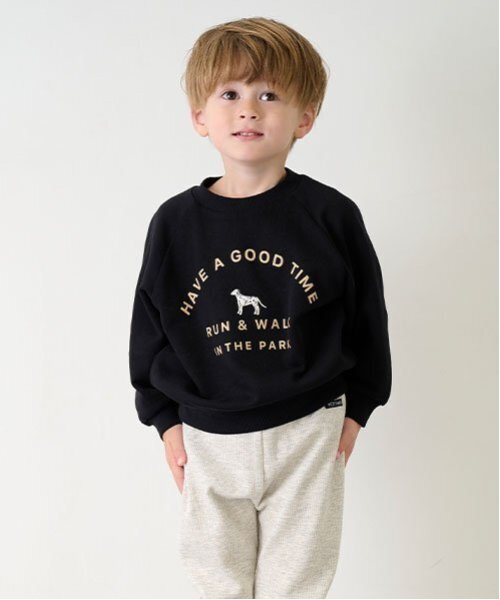 petit main（プティマイン）の「【プティプラ】BOYSトレーナー（スウェット・キッズ・クリーム/ブルー/アイボリー/エメラルド/ブルーグレー/ブラック/マルチ/レッド/ホワイト系その他/チャコール・80ｃｍ/90cm/100cm/110cm/120cm/130cm）」の17枚目の写真