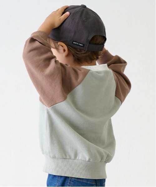 petit main（プティマイン）の「【プティプラ】BOYSトレーナー（スウェット・キッズ・クリーム/ブルー/アイボリー/エメラルド/ブルーグレー/ブラック/マルチ/レッド/ホワイト系その他/チャコール・80ｃｍ/90cm/100cm/110cm/120cm/130cm）」の21枚目の写真