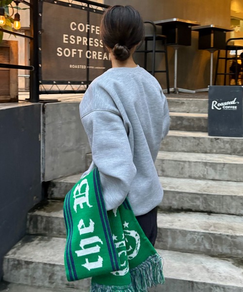 CIAOPANIC TYPY(チャオパニックティピー)の「【UNISEX】スプレーロゴ裏起毛スウェット(スウェット・メンズ・チャコールグレー/グレー/ブラウン・LARGE/MEDIUM)」の22枚目の写真