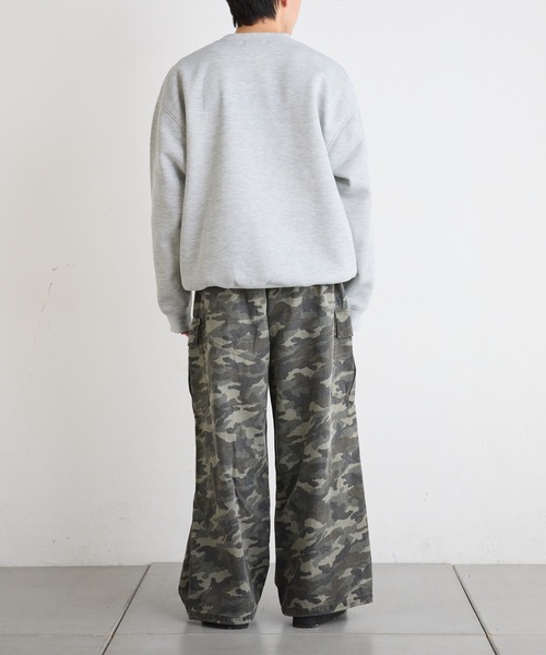 CIAOPANIC TYPY(チャオパニックティピー)の「【UNISEX】スプレーロゴ裏起毛スウェット(スウェット・メンズ・チャコールグレー/グレー/ブラウン・LARGE/MEDIUM)」の11枚目の写真