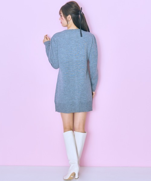 カーディガン 「大きいサイズ」 ビジューデザインロングカーディガン marun レディース 大きいサイズ＞ビジューデザインロングカーディガン marun 通販