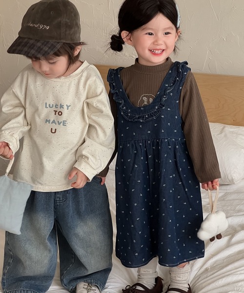 aimoha（アイモハ）の「【aimoha-KIDS-】ゆったりデニムパンツ（デニムパンツ・キッズ・ブラック/ブルー・100/110/120/80/90）」の6枚目の写真