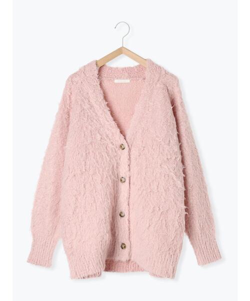 ehka sopo（エヘカソポ）の「Vネックモンスターカーディガン（カーディガン/ボレロ・レディース・ピンク/ブルー/キナリ/ミント・F）」の11枚目の写真