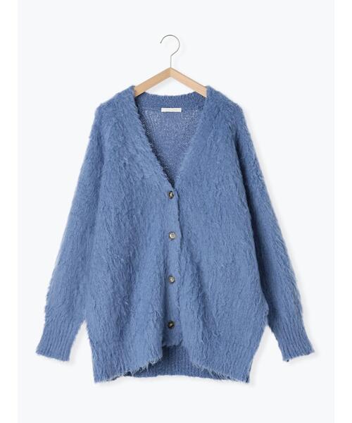 ehka sopo（エヘカソポ）の「Vネックモンスターカーディガン（カーディガン/ボレロ・レディース・ピンク/ブルー/キナリ/ミント・F）」の12枚目の写真