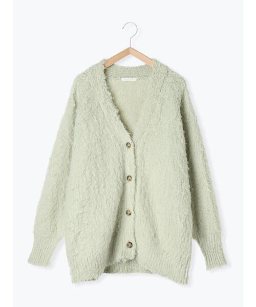 ehka sopo（エヘカソポ）の「Vネックモンスターカーディガン（カーディガン/ボレロ・レディース・ピンク/ブルー/キナリ/ミント・F）」の14枚目の写真