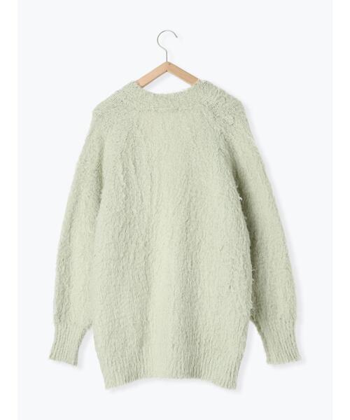 ehka sopo（エヘカソポ）の「Vネックモンスターカーディガン（カーディガン/ボレロ・レディース・ピンク/ブルー/キナリ/ミント・F）」の15枚目の写真