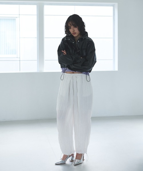 【melt the lady】トゥーショートブルゾン ☆美品！☆Melt the lady☆メルトザレディ☆トゥーショート