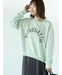 Lugnoncure | カレッジ風ロゴプリント裏起毛スウェット(Tシャツ/カットソー)