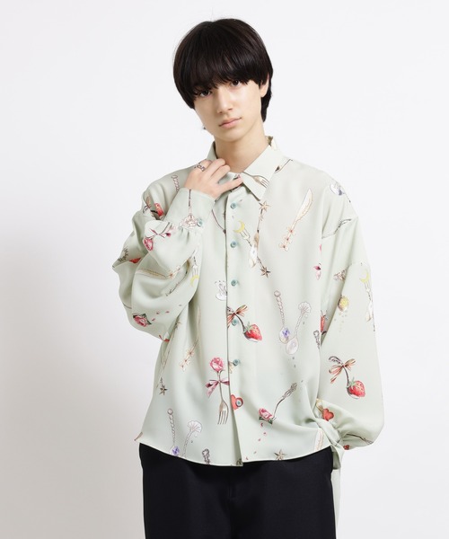 MILKBOY(ミルクボーイ)の「カトラリー シャツ(シャツ/ブラウス・レディース・B/A・FREE)」の2枚目の写真