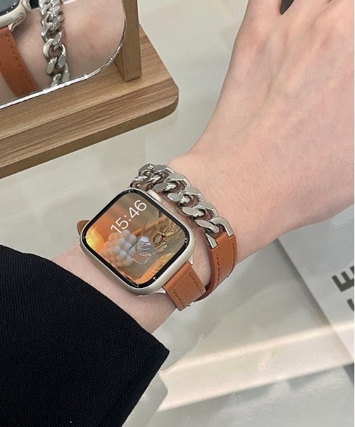 【即購入OK】ロレックスベルト　ウォッチバンド　Apple Watch可 新作】高級革使用Apple Watch トゴ レザーベルト レザーバンド