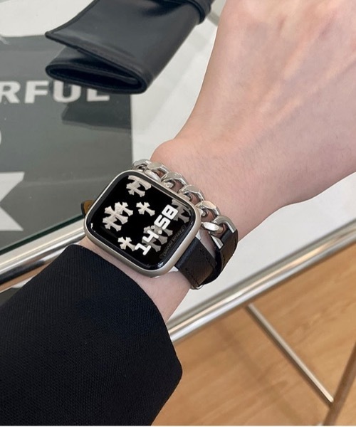 Burner(バーナー)の「【OKUOKU 0909】Apple Watch Band アップルウォッチ バンド 替えベルト くすみカラー oku-awatch-693312473109-36 Yy【RBTS】(デジタル腕時計・レディース・キャメル/ライトアッシュグレー/アッシュグレー/グレイッシュベージュ/ブラック/アイボリー・40/44)」の3枚目の写真