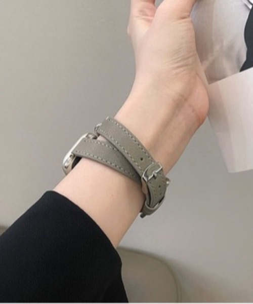 Burner(バーナー)の「【OKUOKU 0909】Apple Watch Band アップルウォッチ バンド 替えベルト くすみカラー oku-awatch-693312473109-36 Yy【RBTS】(デジタル腕時計・レディース・キャメル/ライトアッシュグレー/アッシュグレー/グレイッシュベージュ/ブラック/アイボリー・40/44)」の8枚目の写真