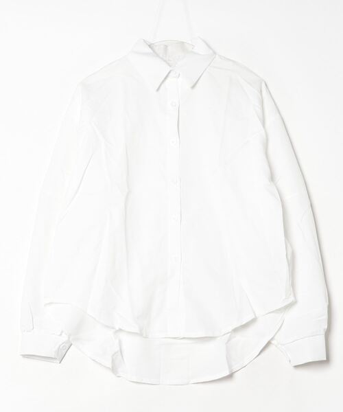 Per sist ence（パーシエンス）の「ビッグシルエットシャツ（シャツ/ブラウス・レディース・ベージュ/ブラック/ホワイト・MEDIUM/LARGE/SMALL）」の5枚目の写真