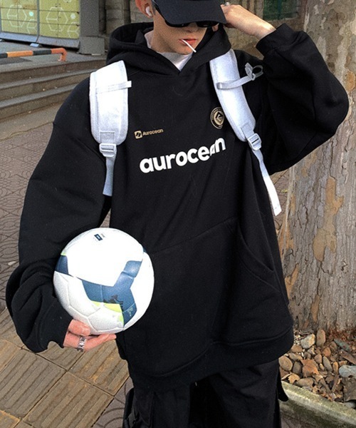NOWLE（ノウル）の「【NOWLE】スポーツミックス プルオーバー パーカー（パーカー・メンズ・ブラック・X-LARGE/MEDIUM/LARGE）」の5枚目の写真