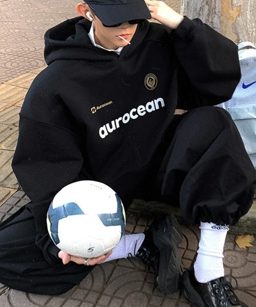 NOWLE（ノウル）の「【NOWLE】スポーツミックス プルオーバー パーカー（パーカー・メンズ・ブラック・X-LARGE/MEDIUM/LARGE）」の15枚目の写真
