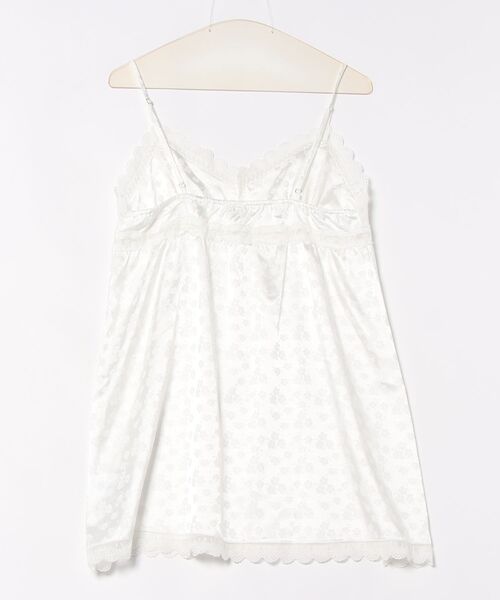 coca（coca）（コカ）の「【WEB限定セール】フラワー柄キャミソールチュニック（キャミソール・レディース・ホワイト・L/M）」の2枚目の写真