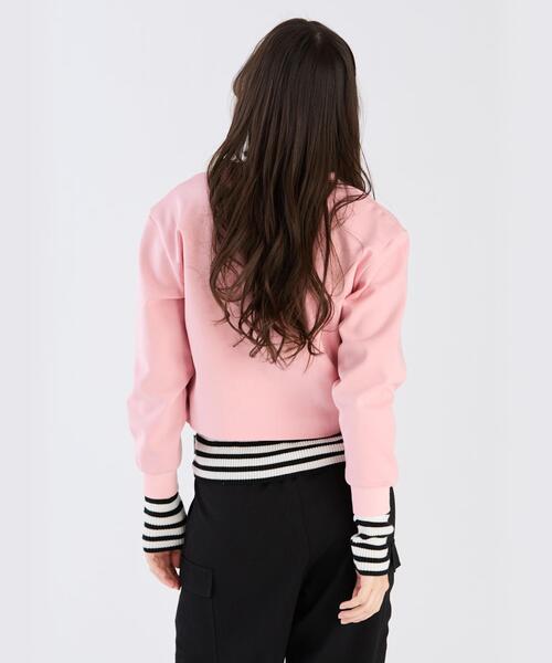 To b. by agnes b.（トゥービーバイアニエスベー）の「ハーフジッププルオーバー（Tシャツ/カットソー・レディース・ピンク・38/40）」の5枚目の写真