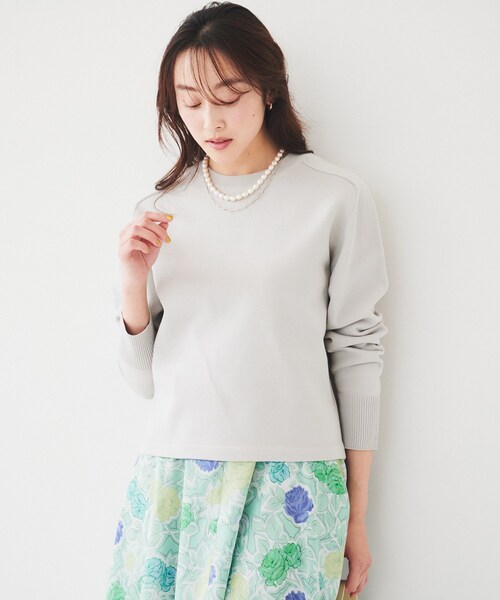 セール】【オンオフ使える】ドルマンスリーブ ニットプルオーバー