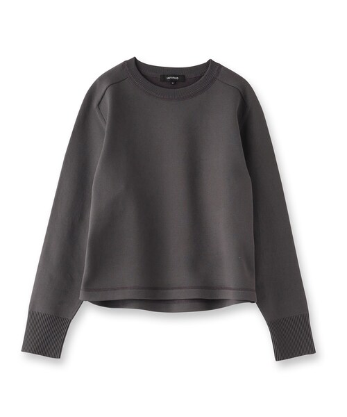 UNTITLED（アンタイトル）の「【オンオフ使える】ドルマンスリーブニット（ニット/セーター・レディース・ライトグレー/チャコールグレー/ベビーピンク/ブルーグリーン・44/00/02/04/48）」の5枚目の写真