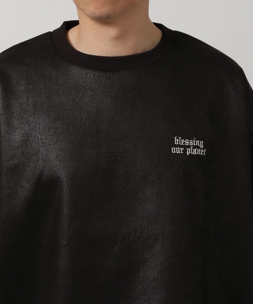 LAKOLE(ラコレ)の「レザーライク刺繍プルオーバー / 283705(Tシャツ/カットソー・メンズ・アクア/アイボリー/ブラック・X-LARGE/LARGE/MEDIUM)」の10枚目の写真