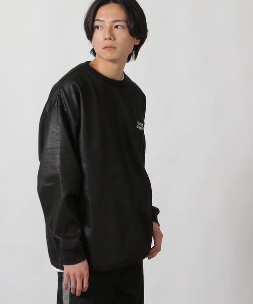 LAKOLE(ラコレ)の「レザーライク刺繍プルオーバー / 283705(Tシャツ/カットソー・メンズ・アクア/アイボリー/ブラック・X-LARGE/LARGE/MEDIUM)」の16枚目の写真