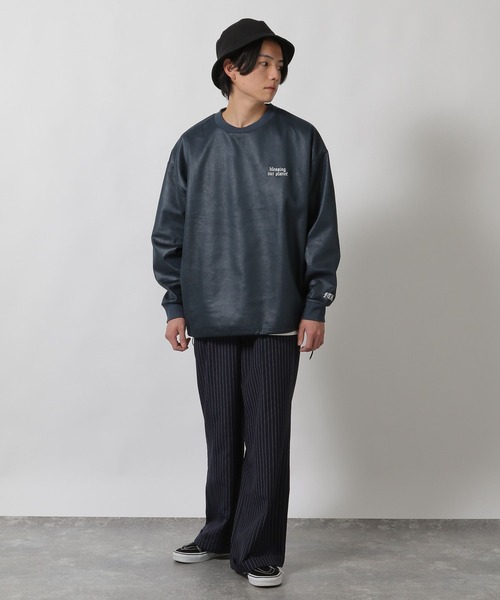 LAKOLE(ラコレ)の「レザーライク刺繍プルオーバー / 283705(Tシャツ/カットソー・メンズ・アクア/アイボリー/ブラック・X-LARGE/LARGE/MEDIUM)」の19枚目の写真