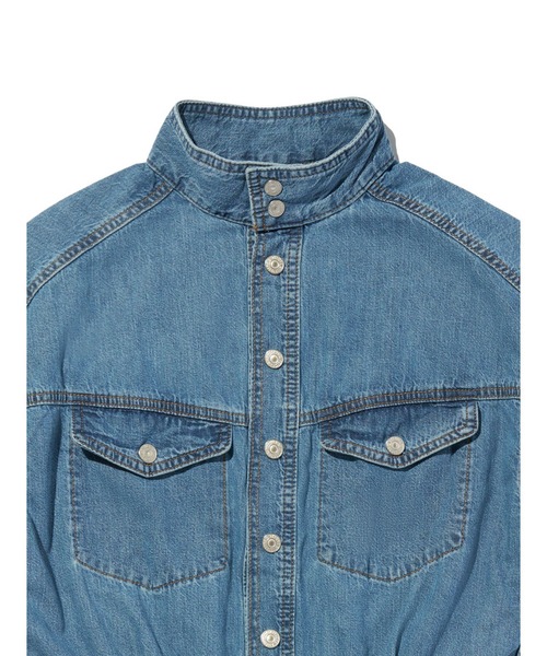 Levi's（リーバイス）の「Levi's/リーバイス デニム ロンパース ミディアムインディゴ（サロペット/オーバーオール・レディース・インディゴブルー・XS/S/M）」の9枚目の写真