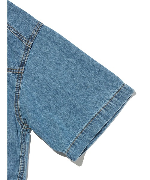 【関税込み】Levi's ブルー ベスト デニム ロンパース デニム ロンパース ミディアムインディゴ – リーバイス®公式