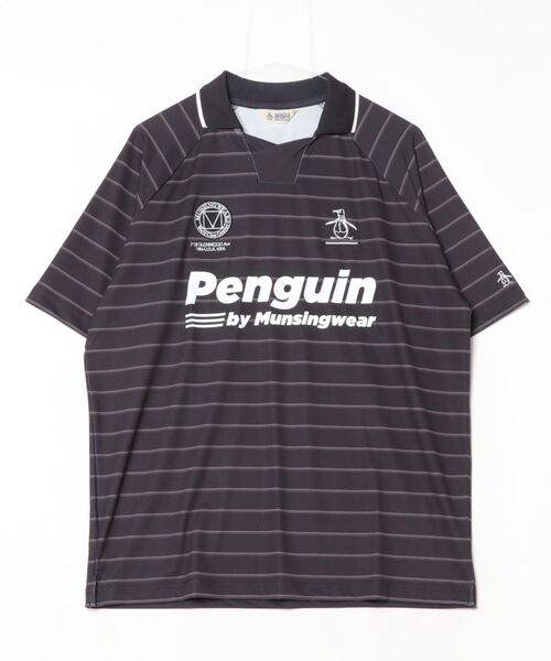 Penguin by Munsingwear（ペンギン バイ マンシングウェア）の「HOME GOLF GAME shirt（Tシャツ/カットソー・メンズ・ブラック/グリーン・M/XL/L）」の17枚目の写真