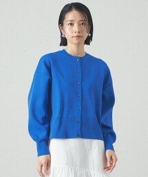 【着回し抜群】【25年春夏モデル】フォルムニットブルゾン