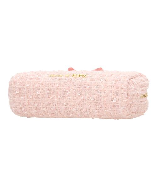 Maison de FLEUR(メゾンドフルール)の「ツイードグログランリボンロングポーチ(ポーチ・レディース・オフホワイト/サックスブルー/ライトピンク・FREE)」の9枚目の写真