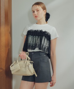 セール】レースラッフルブラウス / Lace Ruffled Blouse（シャツ