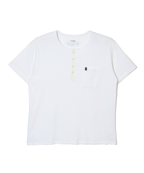 CRIMIE(クライミー)の「EDDIE SHORT LENGTH HENRY NECK T SHIRT(Tシャツ/カットソー・メンズ・カーキ/ホワイト/ブラック・XXL/XL/L/M/S)」の14枚目の写真