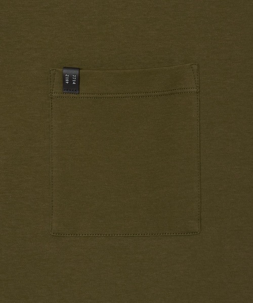 CRIMIE(クライミー)の「EDDIE SHORT LENGTH HENRY NECK T SHIRT(Tシャツ/カットソー・メンズ・カーキ/ホワイト/ブラック・XXL/XL/L/M/S)」の5枚目の写真