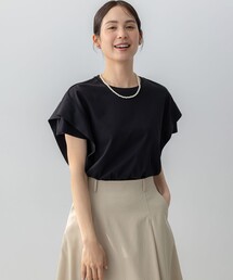 組曲（クミキョク）の「GIZAコットンドルマンスリーブ Tシャツ（Tシャツ/カットソー）」