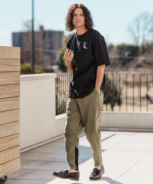 CAMBIO(カンビオ)の「mt9554-刺繍T_Skull skate Tシャツ(Tシャツ/カットソー・メンズ・ホワイト/ブラック/ネイビー・S/M/L/XL)」の6枚目の写真