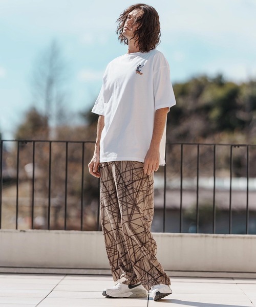 CAMBIO(カンビオ)の「mt9554-刺繍T_Skull skate Tシャツ(Tシャツ/カットソー・メンズ・ホワイト/ブラック/ネイビー・S/M/L/XL)」の12枚目の写真