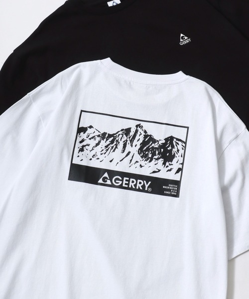GERRY(ジェリー)の「GERRY/ジェリー オーバーサイズ アウトドア バックプリント ロゴ ワンポイン刺繍 半袖Tシャツ/レディース メンズ(Tシャツ/カットソー・メンズ・ホワイト系その他/ブラック系その他/ブラック/ホワイト/ホワイト系その他2/ブラック系その他2/ホワイト系その他3/ブラック系その他4/ブラック系その他6/ホワイト系その他4/ブラック系その他3/ブラック系その他5/ホワイト系その他5/ホワイト系その他6・M/L/LL)」の2枚目の写真