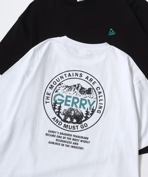GERRY(ジェリー)の「GERRY/ジェリー オーバーサイズ アウトドア バックプリント ロゴ ワンポイン刺繍 半袖Tシャツ/レディース メンズ(Tシャツ/カットソー・メンズ・ホワイト系その他/ブラック系その他/ブラック/ホワイト/ホワイト系その他2/ブラック系その他2/ホワイト系その他3/ブラック系その他4/ブラック系その他6/ホワイト系その他4/ブラック系その他3/ブラック系その他5/ホワイト系その他5/ホワイト系その他6・M/L/LL)」の4枚目の写真