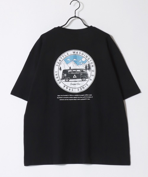 GERRY(ジェリー)の「GERRY/ジェリー オーバーサイズ アウトドア バックプリント ロゴ ワンポイン刺繍 半袖Tシャツ/レディース メンズ(Tシャツ/カットソー・メンズ・ホワイト系その他/ブラック系その他/ブラック/ホワイト/ホワイト系その他2/ブラック系その他2/ホワイト系その他3/ブラック系その他4/ブラック系その他6/ホワイト系その他4/ブラック系その他3/ブラック系その他5/ホワイト系その他5/ホワイト系その他6・M/L/LL)」の16枚目の写真