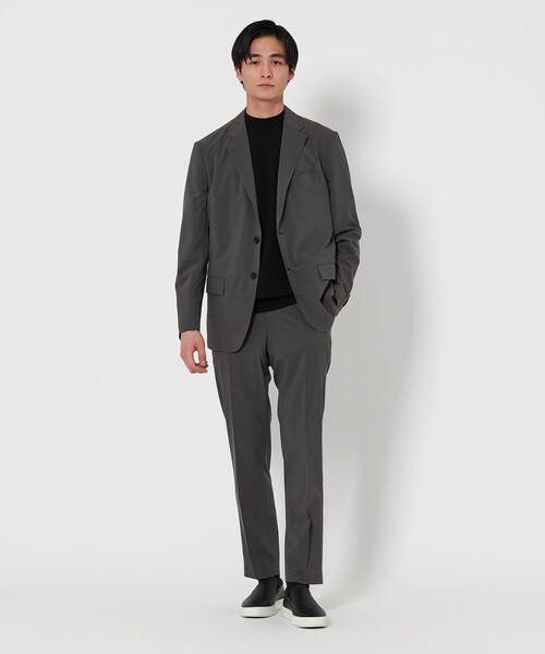 ショートスリーブモックネックニットUA COZY―ウォッシャブル、抗菌防臭 UNITED ARROWS｜ショートスリーブ モックネックニット UA COZY