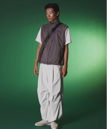 MARMOT CAPITAL（マーモットキャピタル）の「MARMOT CAPITAL/マーモット キャピタル/CURVE ZIP UP NYLON VEST/25SS-L3-09（ベスト）」