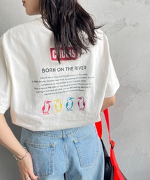 [CHUMS/チャムス] 別注 ヒストリーロゴ バックプリントショートスリーブTシャツ