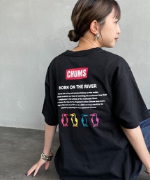 CHUMS | [CHUMS/チャムス] 別注 ヒストリーロゴ バックプリントショートスリーブTシャツ(Tシャツ/カットソー)