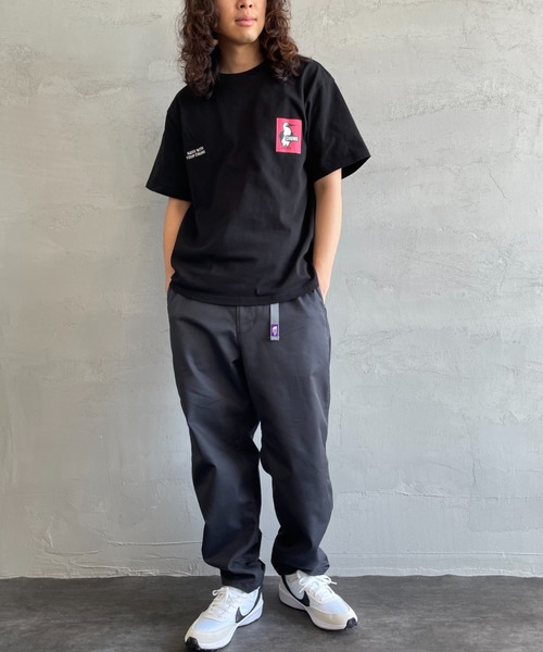 CHUMS（チャムス）の「[CHUMS/チャムス] 別注 ヒストリーロゴ バックプリントショートスリーブTシャツ（Tシャツ/カットソー・レディース・ブラック/ホワイト・XL/M/XXL/L）」の19枚目の写真