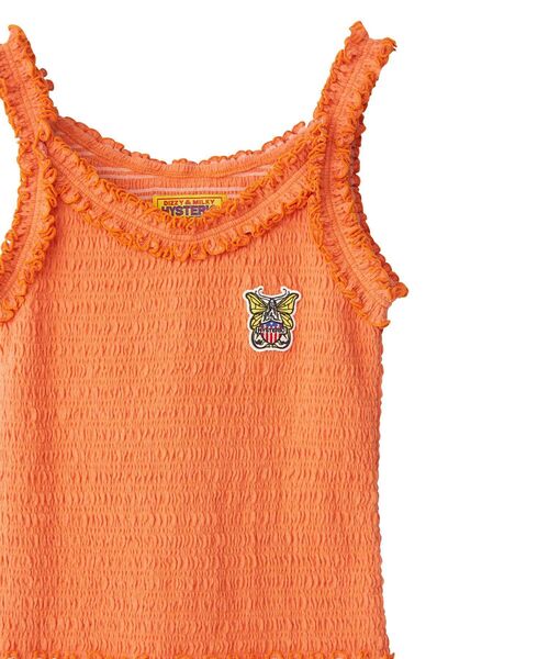 HYSTERIC GLAMOUR（ヒステリックグラマー）の「LEVITATED GIRLワッペン キャミソール（キャミソール・レディース・グリーン/オレンジ/ブラック・FREE）」の5枚目の写真