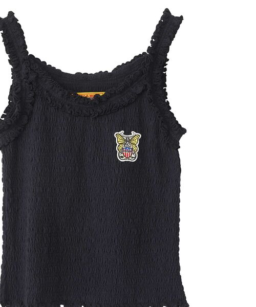 HYSTERIC GLAMOUR（ヒステリックグラマー）の「LEVITATED GIRLワッペン キャミソール（キャミソール・レディース・グリーン/オレンジ/ブラック・FREE）」の9枚目の写真