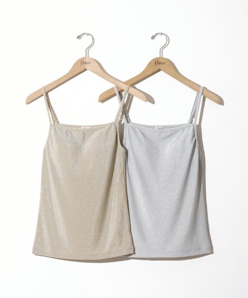 flower（フラワー）の「シャイニーブラトップ（キャミソール・レディース・シルバー/ゴールド・FREE）」の3枚目の写真