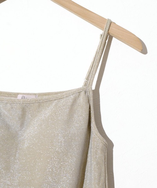 flower（フラワー）の「シャイニーブラトップ（キャミソール・レディース・シルバー/ゴールド・FREE）」の7枚目の写真