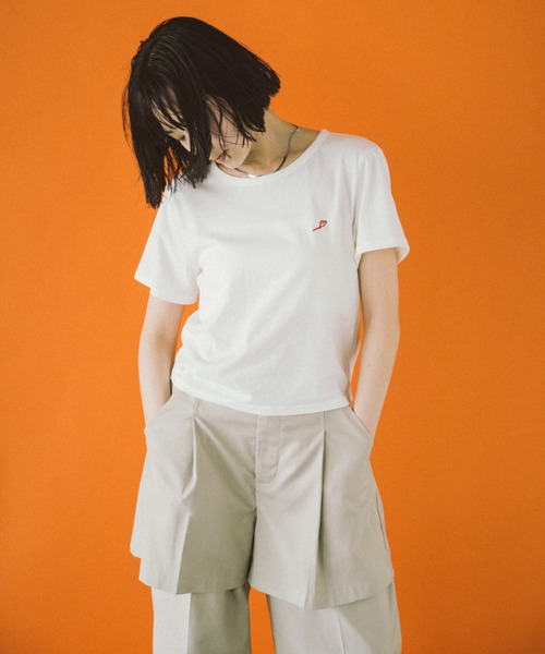 HANNE（アン）の「【Mikako collaboration】レイヤードタックパンツ（その他パンツ・レディース・ベージュ/グレー/ブラック・S/M）」の7枚目の写真